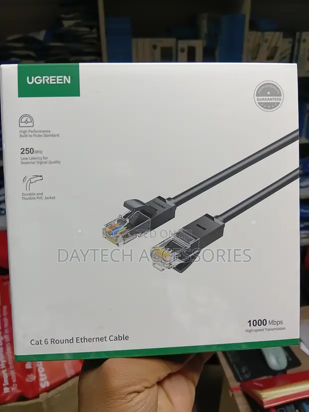 UGREEN Cat 6 Round Ethernet Cable - 2M - 1