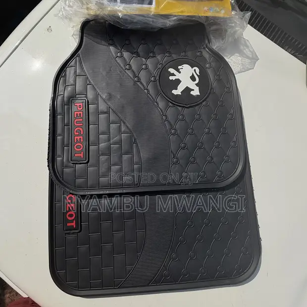 Heavy Branded Peugeot Car Floor Mats - 1