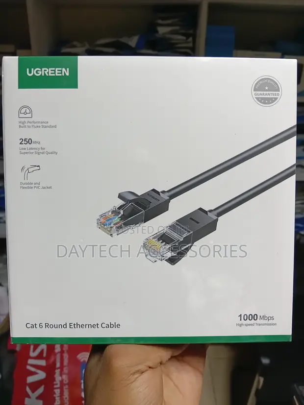 UGREEN Cat 6 Round Ethernet Cable (NW102) 2M - 1