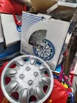 13" Car Wheel Cover - Multi Spoke Silver Design - 1