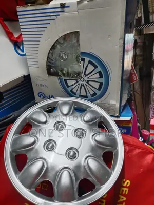 13" Car Wheel Cover - Multi Spoke Silver Design
