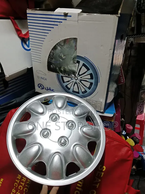 Full Set 4pc 13" Universal Car Wheel Rim Cover - 1