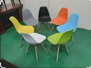 Eames Style Dining/Visitor Chairs - Multicolor