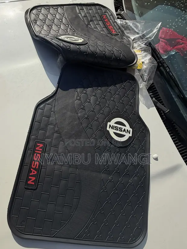 Heavy Branded Nissan Car Floor Mats (5 Seater) - 1