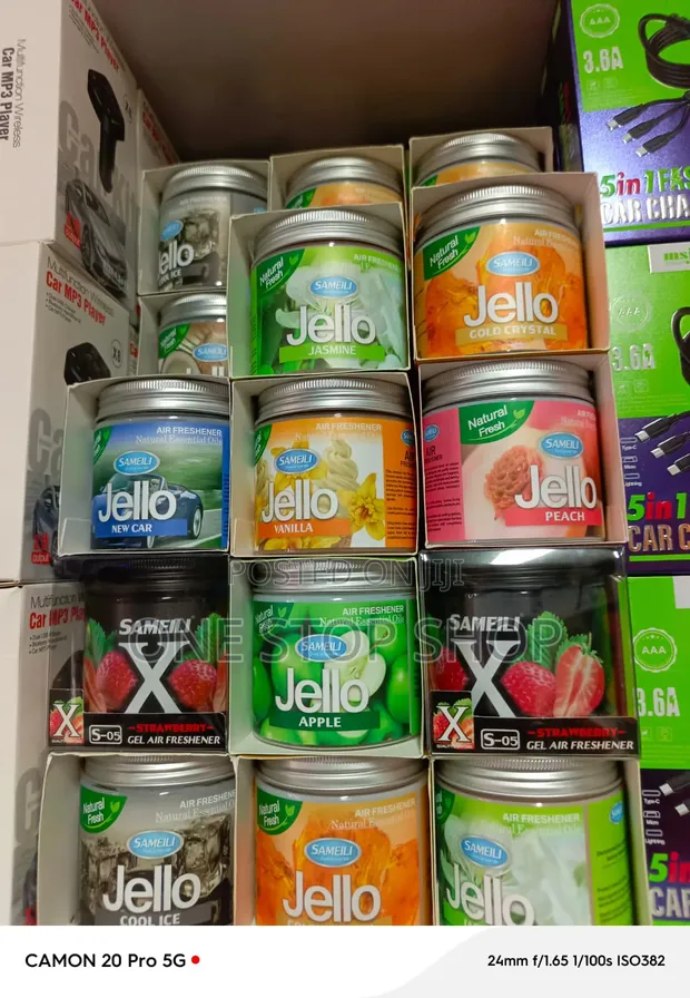 2pc Jello Air Freshener Gels - Continuous Odor Elimination - 1