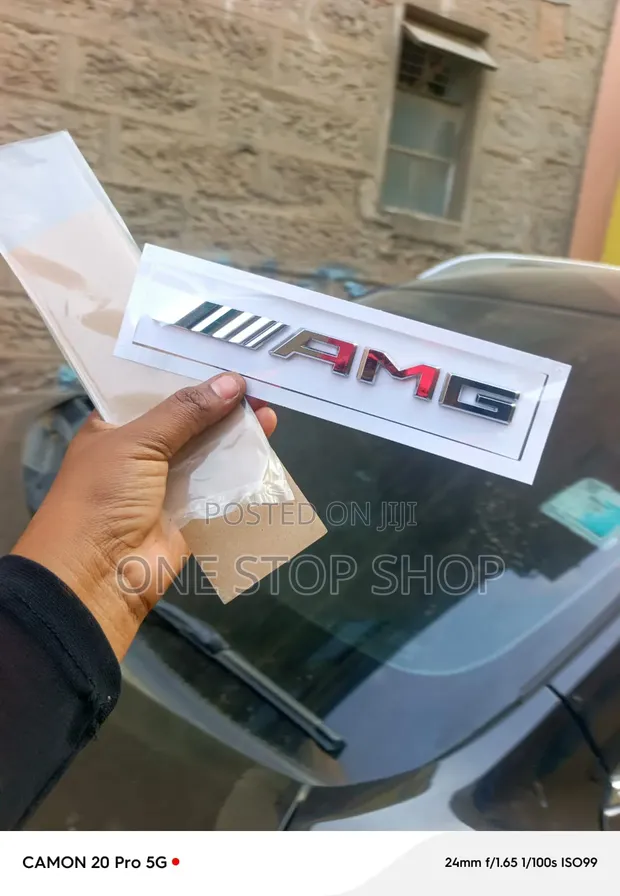 Rear Trunk AMG Tailgate Badge - Mercedes-Benz - 1