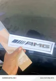 Mercedes AMG Branding Layout Lettering Badge Chrome Finish - 2