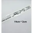 Black or Chrome 3D Mercedes AMG Rear Trunk Emblem Badge - 1