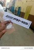 3D AMG Raised Lettering Trunk Sticker Badge - 2