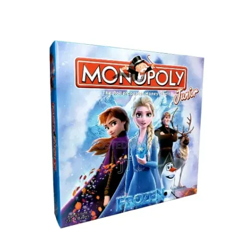 Monopoly Junior Frozen Edition Board Game - 1