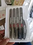 8pc Black Door Handle Bowl Stickers for Mazda - 2