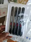 8pc Black Flexible Mazda Door Sill Scuff Protector Set - 1