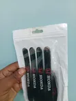 8pc Honda Flexible Rubber Door Edge Guards - Black - 2