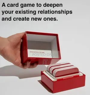 We're Not Really Strangers Card Game