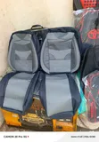 Car Seat Covers - Tone Grey with Textured Breathable Panel - 1
