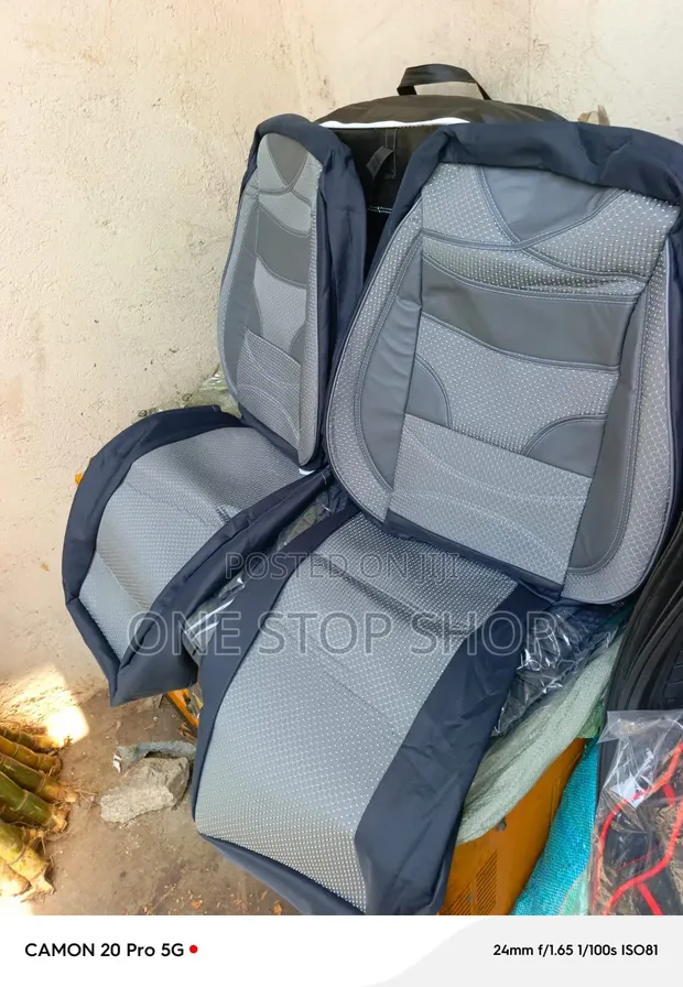 5 Seater Full Set Seat Covers with Airflow Mesh - 1