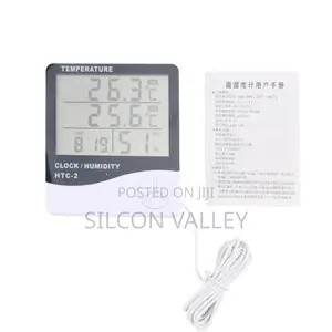 LCD Digital Hygrograph Clock, Thermometer,Hygrometer,Indoor Outdoor