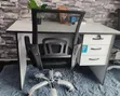 1.2m Office Desk with Mesh Chair - White/Grey - 2