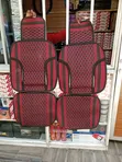 2pc Seat Covers - Woven Fabric & Breathable Mesh - 2