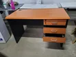 1.2m Office Desk - Cherry Top, Black Sides - 1