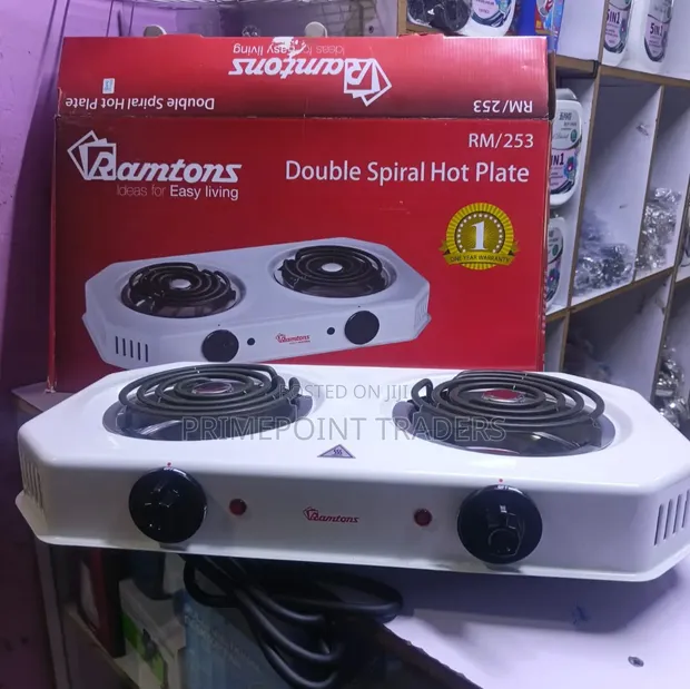 Ramtons Double Spiral Electric Hotplate - 1