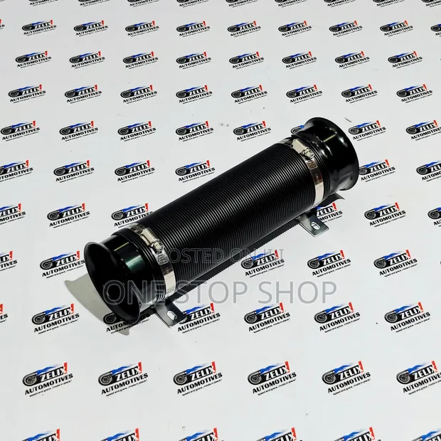 Air Filter Pipe with Blue Metal Alloy Bellmouth End - 1