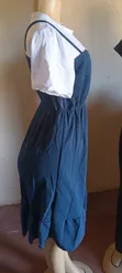 Blue Pinafore Dress - Zara Wears - 2