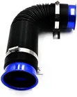 Brand New Air Intake Pipe with Blue Funnel Connectors & Brackets - 2