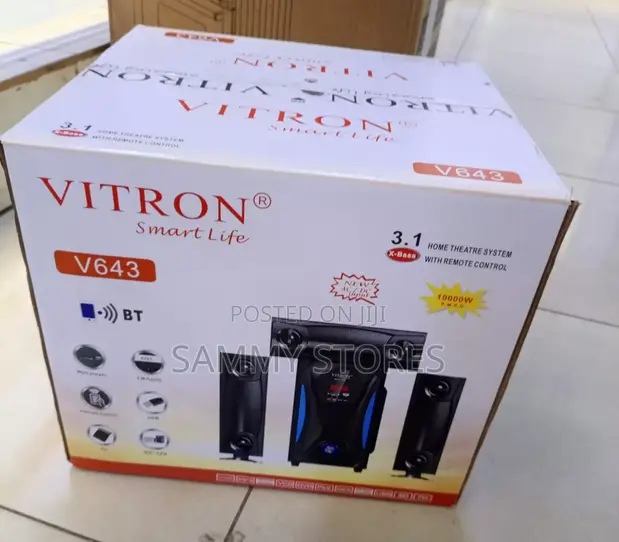 Vitron V643 Powerful Bass 3.1 Home Theatre System - 1