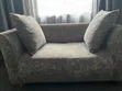Used Gray Fabric Sofa Set - 6 Seater - 1