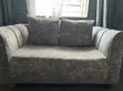 Used Gray Fabric Sofa Set - 6 Seater - 2