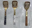 Golden Serving Spoons (Frying & Trowel) - 2