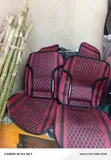 Red & Black Frontier 2pc Air Mesh Fabric Seat Covers - 1