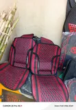 Red & Black Frontier 2pc Air Mesh Fabric Seat Covers - 2