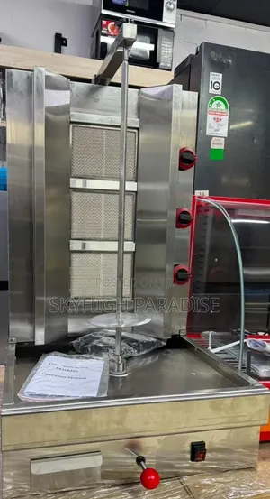 Euromax Mashine ya Shawarma ya Gesi - 2 Burner
