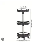 Multifunctional 3-Tier Rotating Shelving - 5