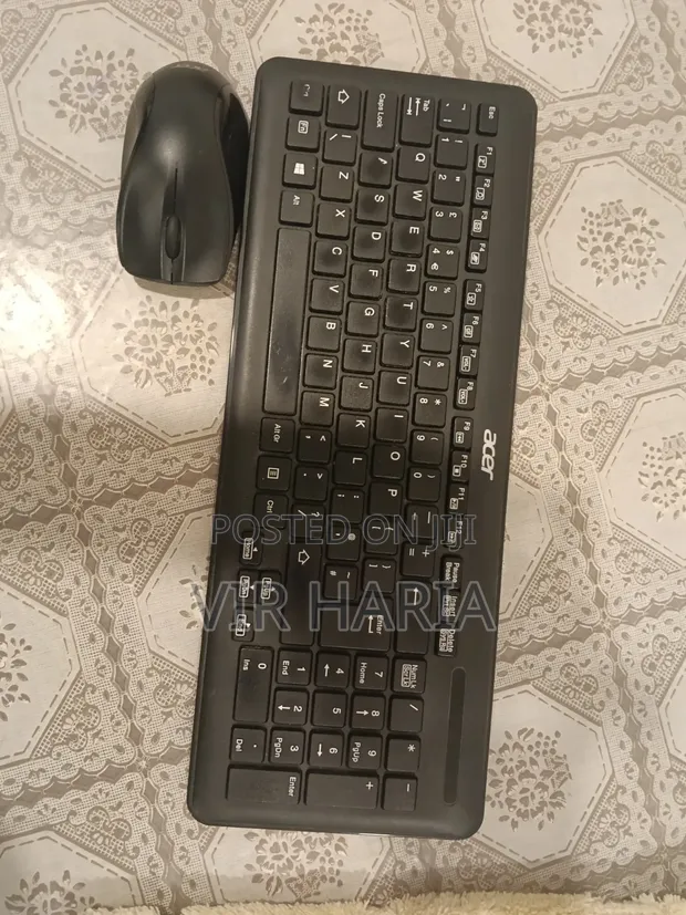 Acer Wireless Keyboard and Mouse Combo (Full Size, Black) - 1