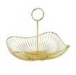 Detachable Metallic Mesh Fruit Basket with Stand - 2