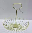 Detachable Metallic Mesh Fruit Basket with Stand - 3