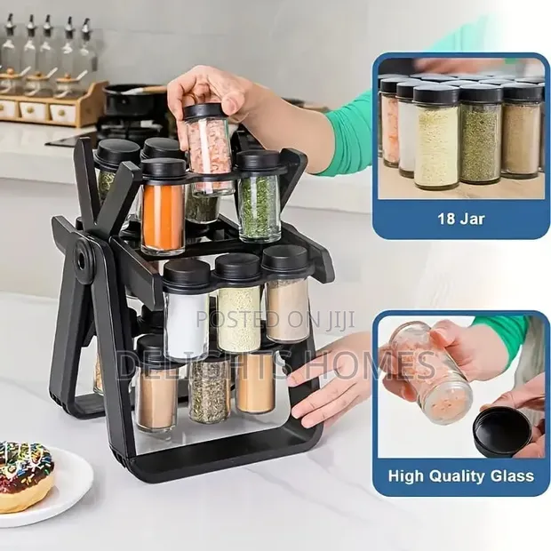 Windmill 18 Jar Rotating Spice Rack - 1