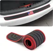 1pc TRD Red Accent Line Scratch Protector Self-Adhesive - 2