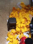 Yellow Caps with Branding - 2