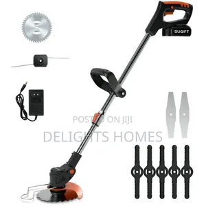 9-Blade Rechargeable Lawn Mower Grass Cutter
