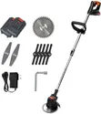 9-Blade Rechargeable Lawn Mower Grass Cutter - 4