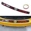 TRD Flexible Rubber Boot Strip with Red Detailing Logo - 2