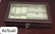 9 Slot Leather Watch and Glasses Organizer Box - 4