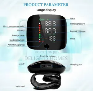 Sphygmomanometer ya Kielektroniki Inayochajiwa ya Kupima Shinikizo la Damu