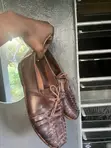 Calf-Grain Leather Casual Shoes - Brown - 3