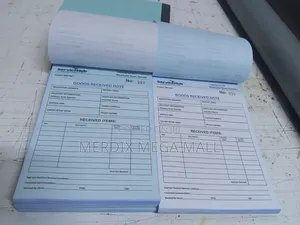 Brand New A5 Receipt Books (50 Pages, Duplicate)