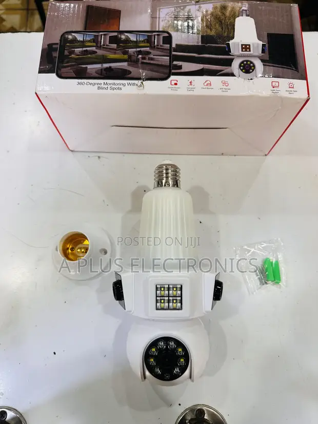 3 Lens E33 WiFi CCTV Camera - Smart Home Security - 1
